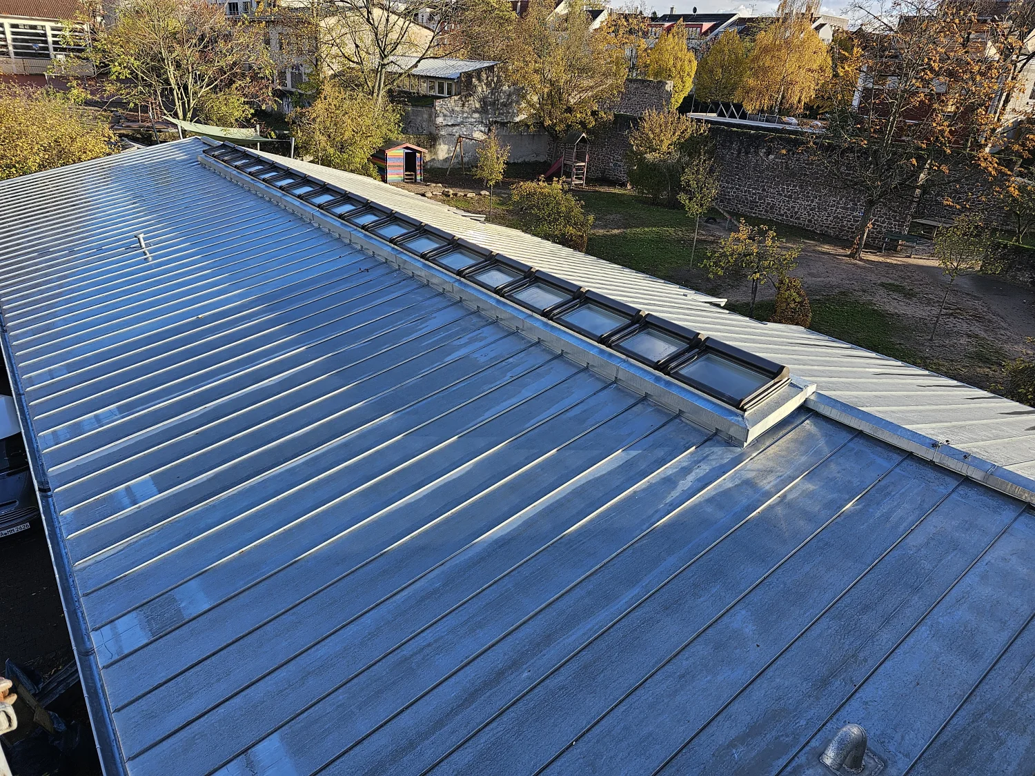 Dachfenster Metalleindeckung